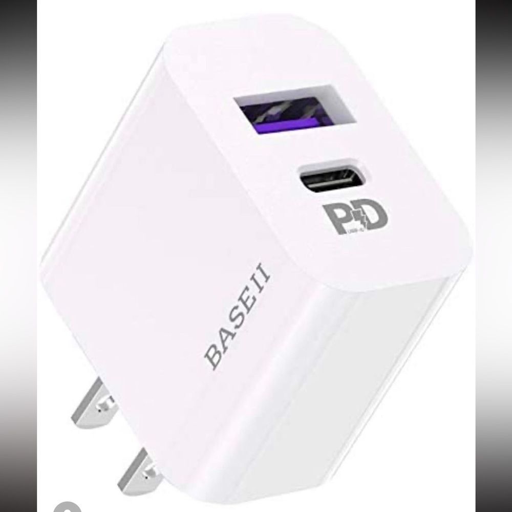 🔋New! USB C+A Dual Charger multiple devices at once on one outlet 18W PD 🔋